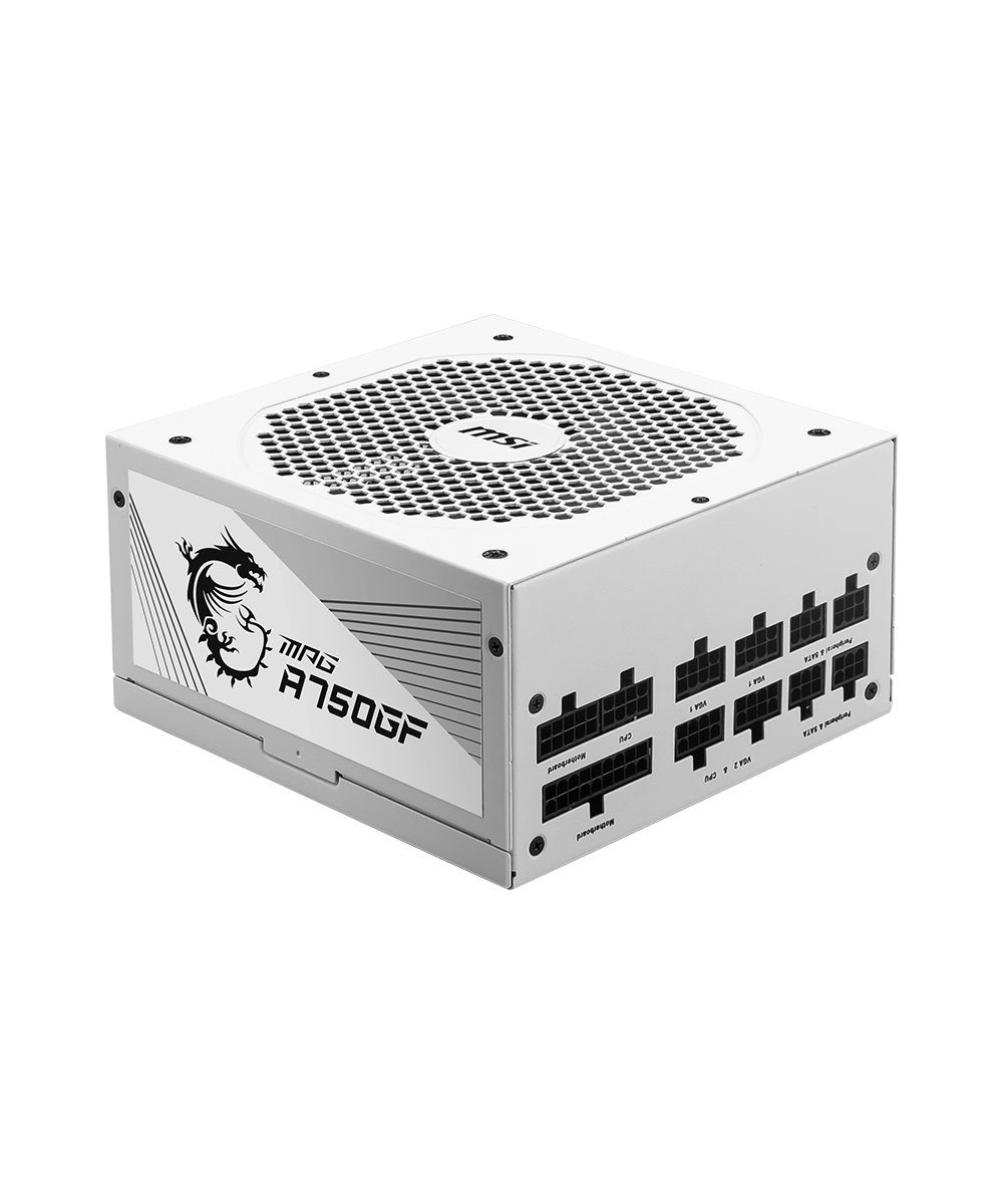 MSI White Collection Products MSI MPG A750GF 3D1