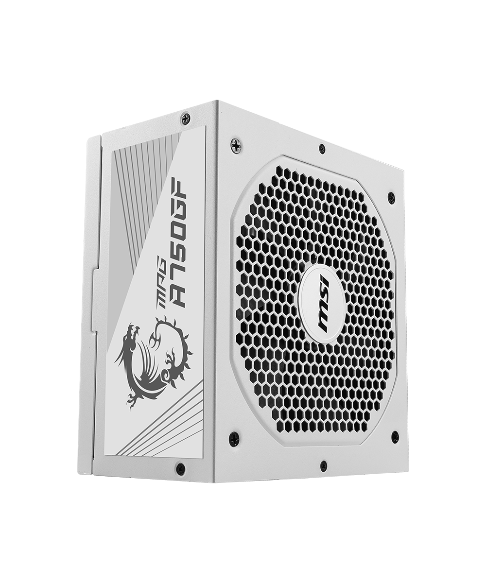 MSI White Collection Products MSI MPG A750GF 3D5