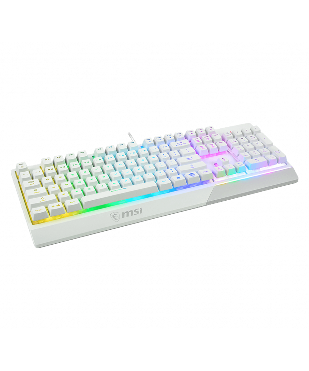 MSI White Collection Products MSI VIGOR GK30 WHITE 3D3