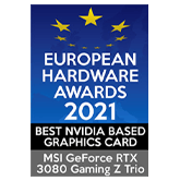 CES INNOVATION AWARDS 2021 PICK - MSI GeForce RTX 3080 GAMING Z TRIO