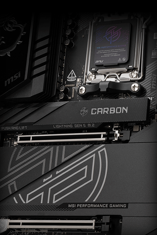 MSI 800 SERIES FEATURE EZ DIY EZ MAGNETIC M.2 SHIELD FROZR II