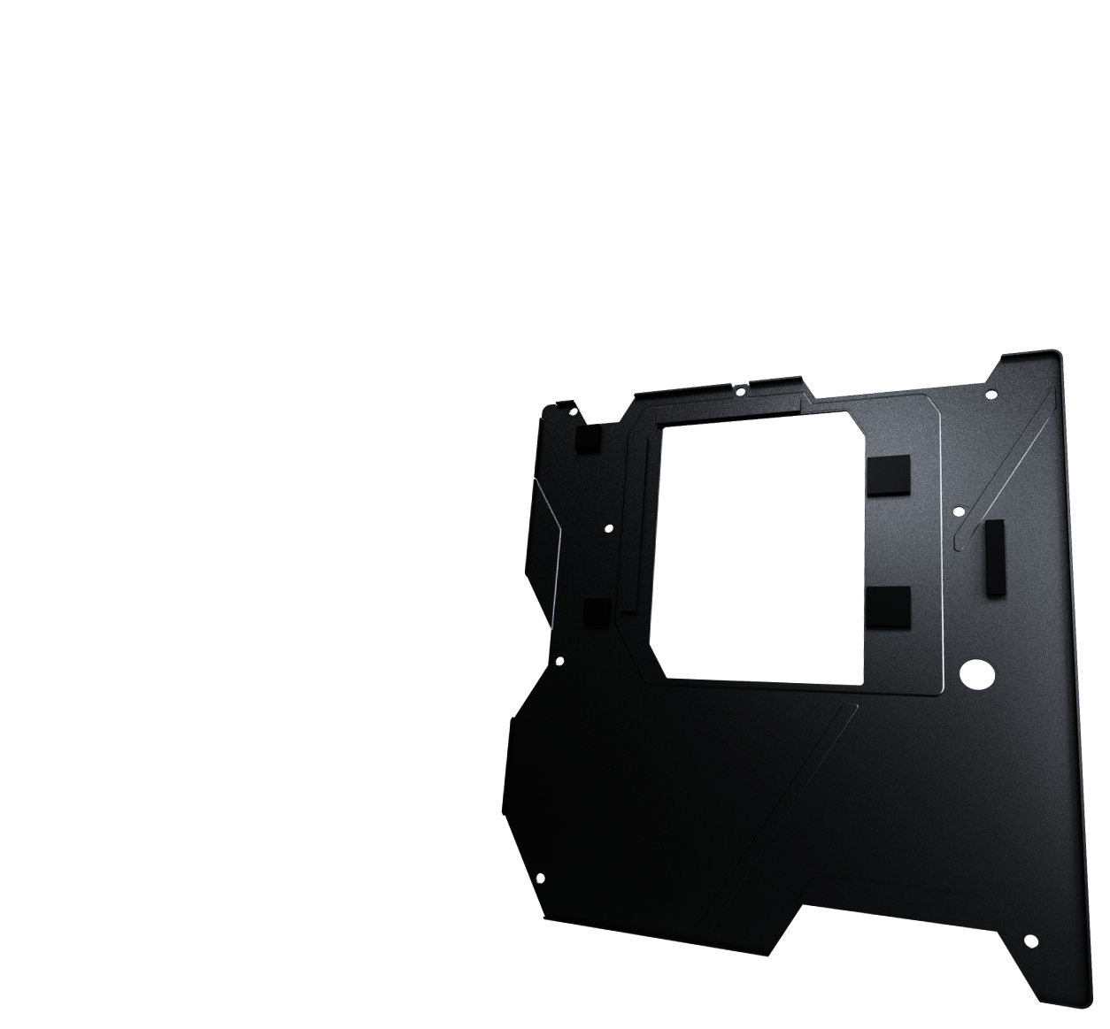 MSI 800 SERIES FEATURE FROZR DESIGN METAL BACKPLATE