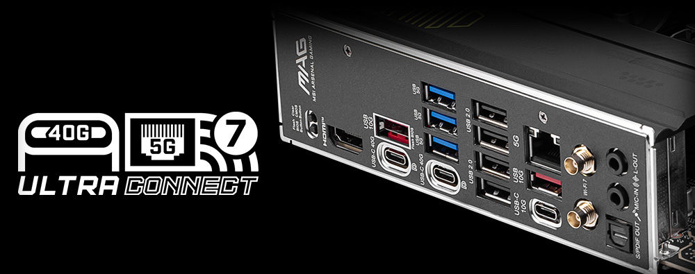 MSI 800 SERIES FEATURE TRILINK ULTRA CONNECT