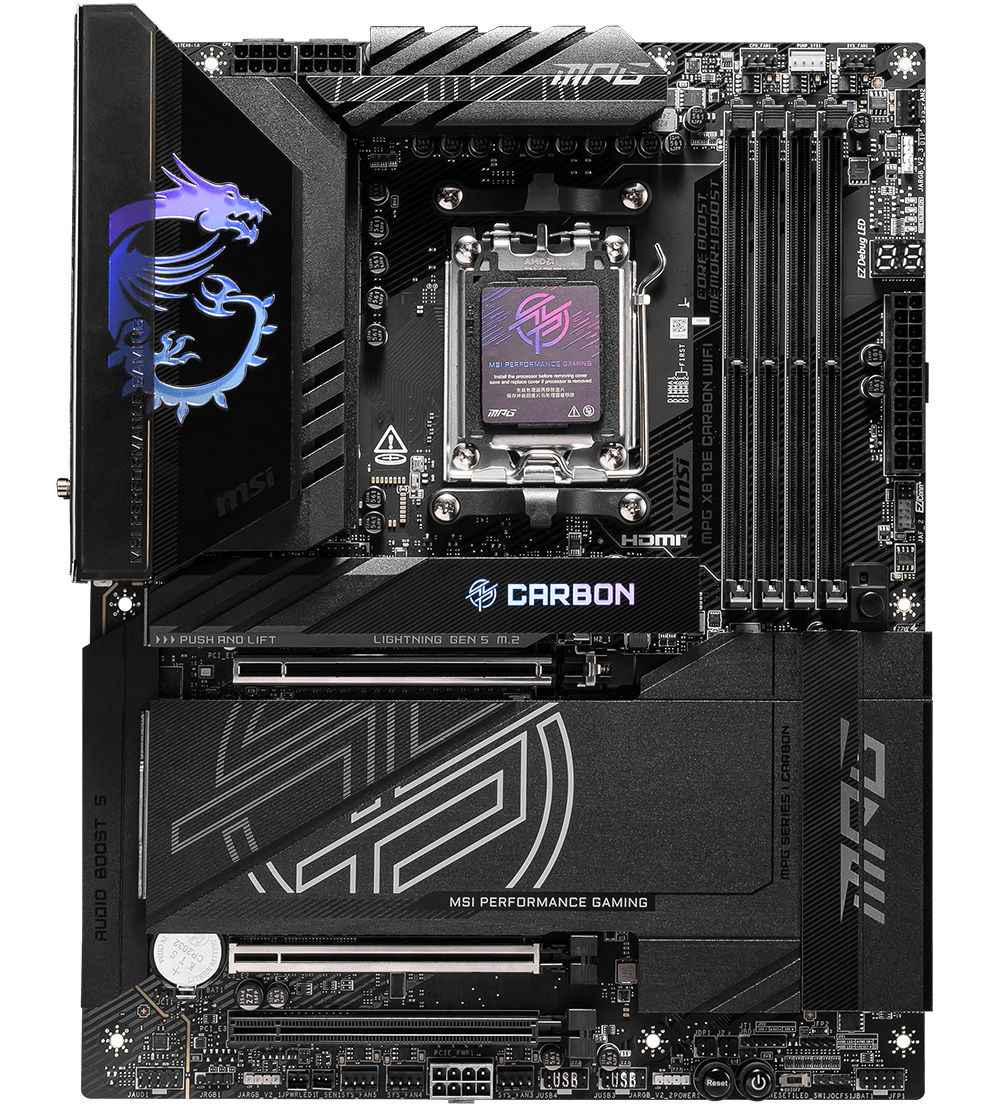 MSI MPG X870E CARBON WIFI PHOTO 2D