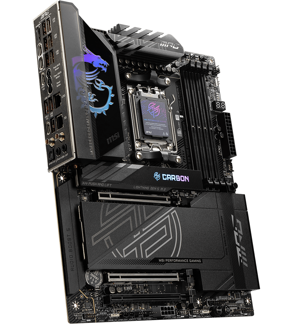 MSI MPG X870E CARBON WIFI PHOTO 3D3