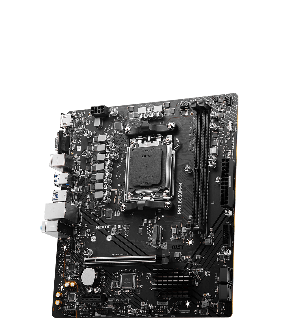 MSI MOTHERBOARDS AMD AM5 PRO B650M-B