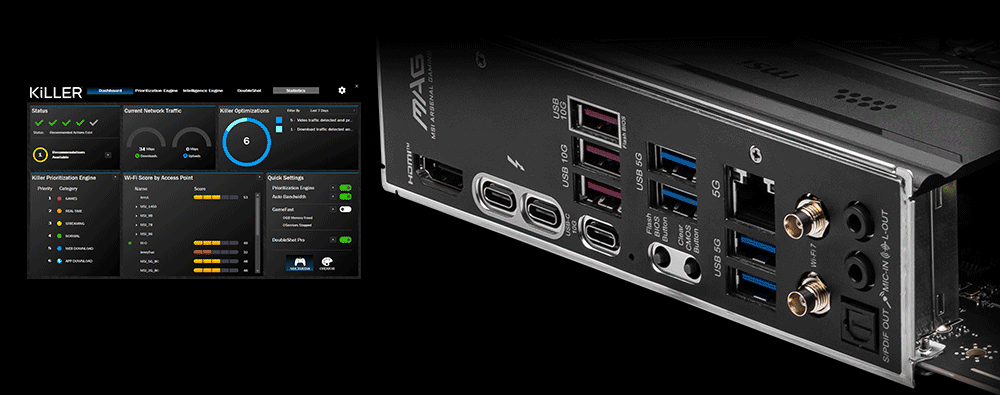 MSI 800 SERIES FEATURE TRILINK ULTRA CONNECT