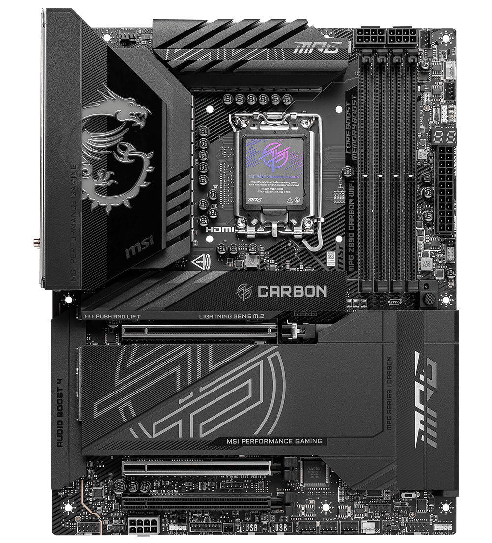 MSI MPG Z890 CARBON WIFI PHOTO 2D