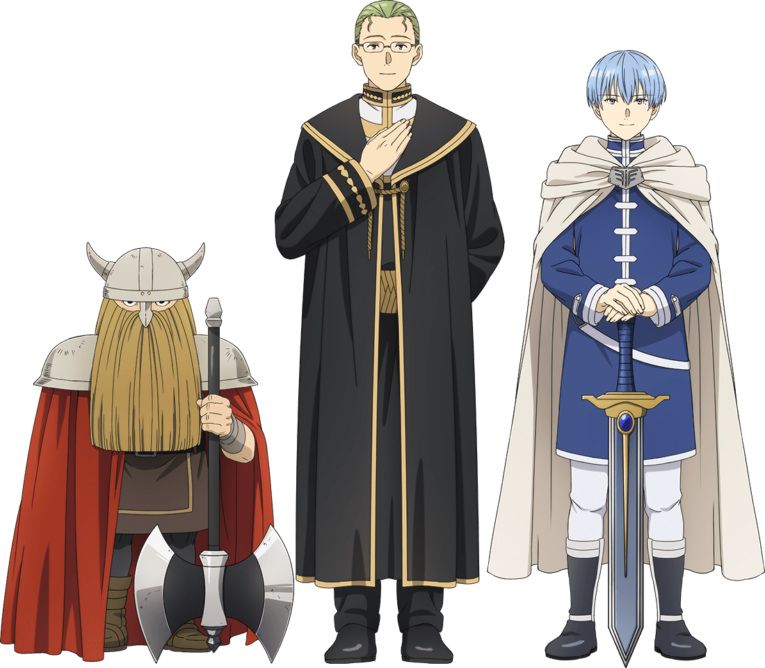 Frieren and Himmel from Frieren: Beyond Journey's End, hero section