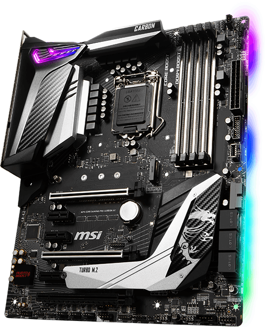 MSI MPG Z390 GAMING PRO CARBON AC OVERVIEW