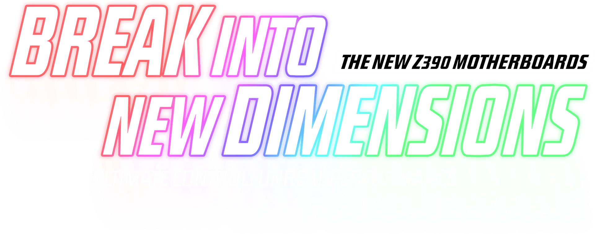 MSI Z390 Motherboard Slogan