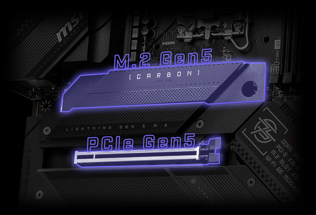 Lightning Gen 5 PCIe and M.2