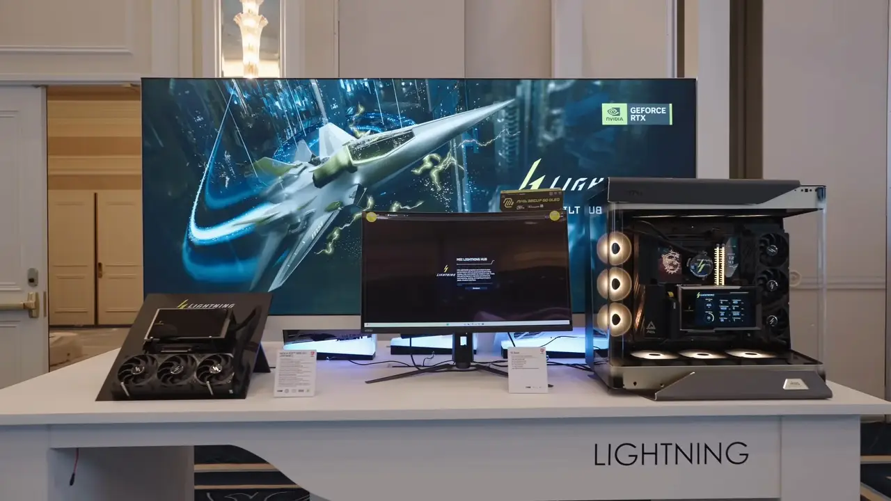 MSI CES 2026 : MSI LIGHTNING 旗舰系列专区