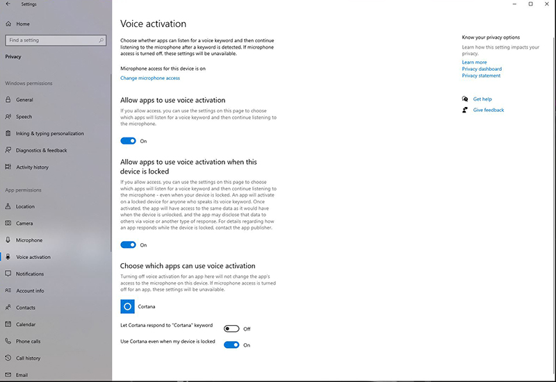 Microphone Configuration