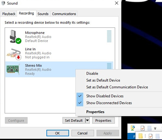 Microphone Configuration