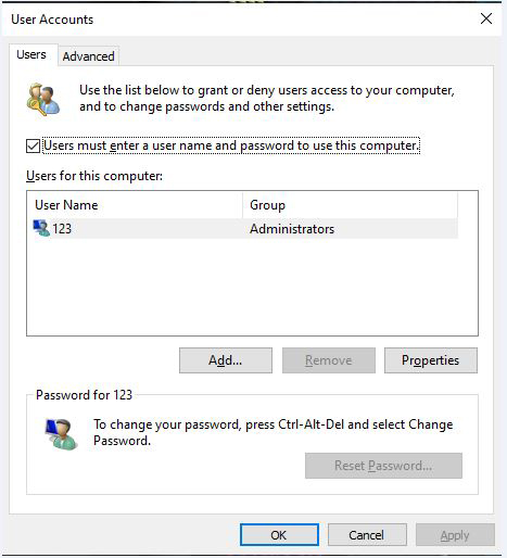 Control Panel Setting Method