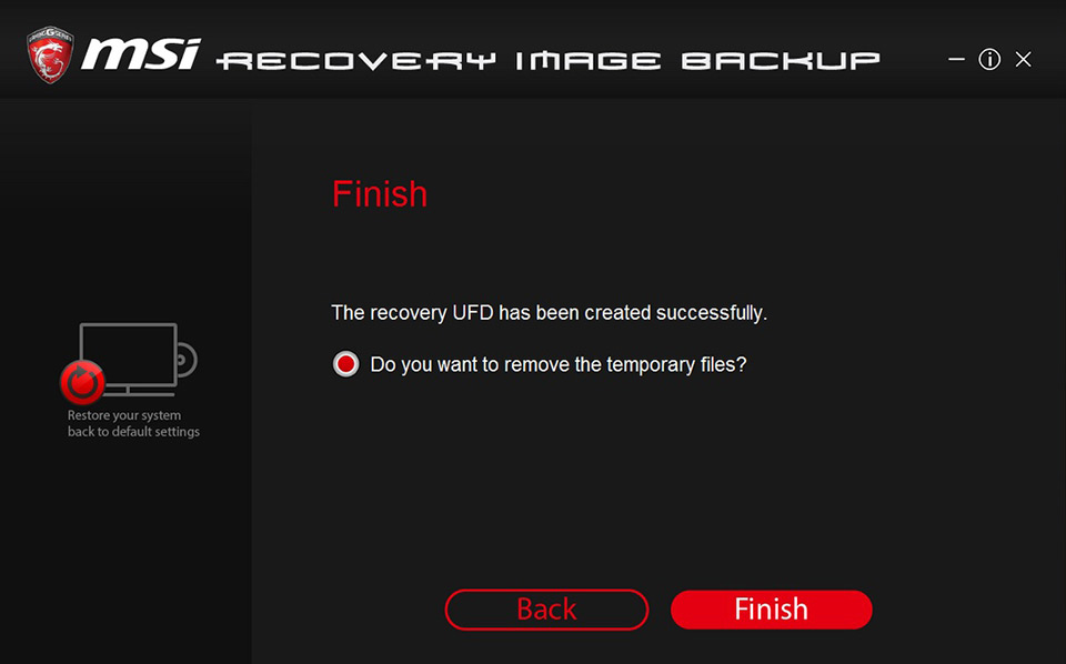 os burnrecovery