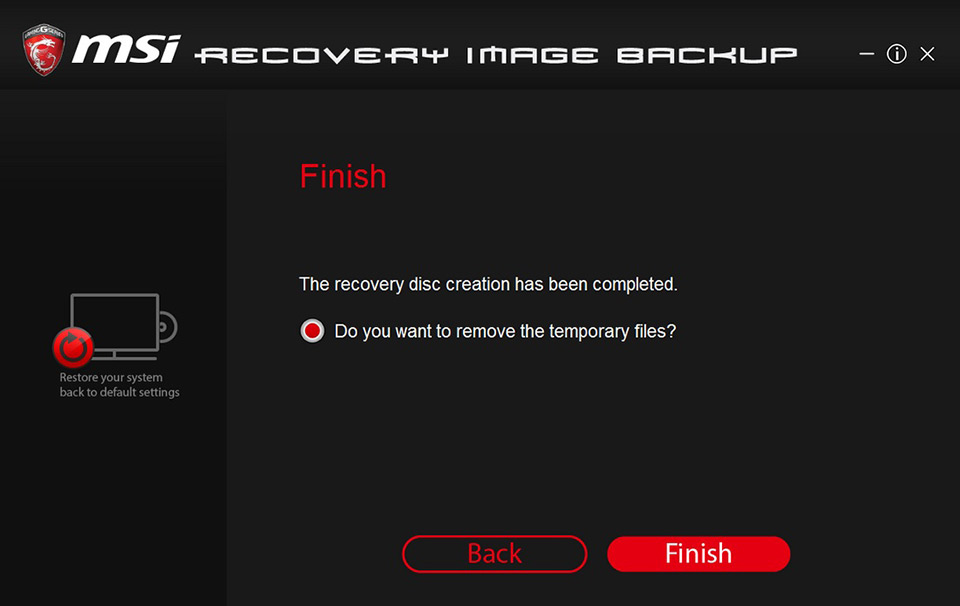 os burnrecovery