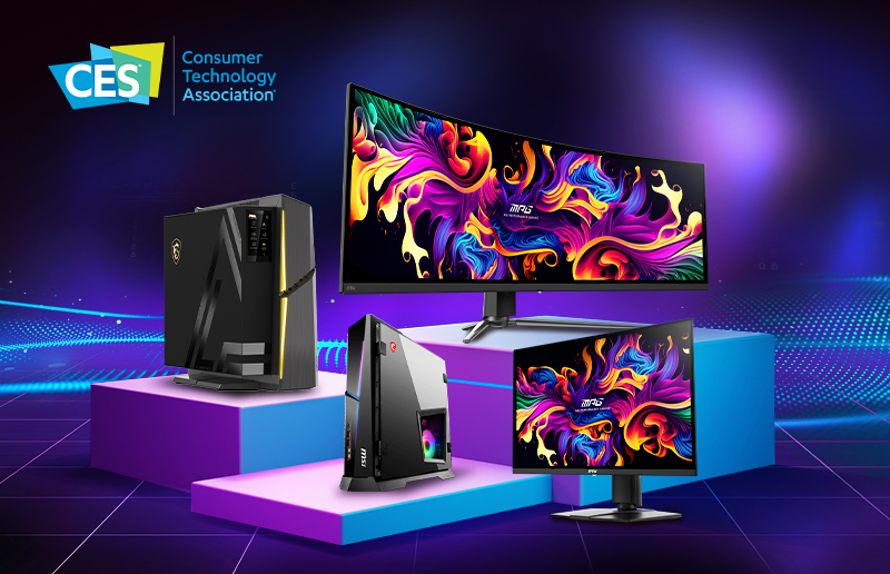 2024 CES 焦点汇整：QD-OLED 电竞显示器，第 14 代 AI 电竞主机等