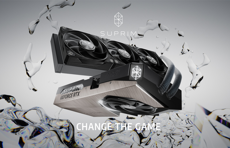 风冷VS水冷于RTX 5090 D 融为一体：MSI微星GeForce RTX™ 5090D SUPRIM LIQUID水超龙重新定义GPU散热