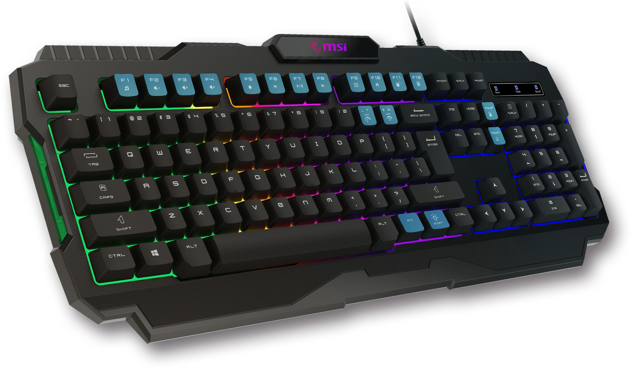 MSI gk100 combo keyboard hotkey