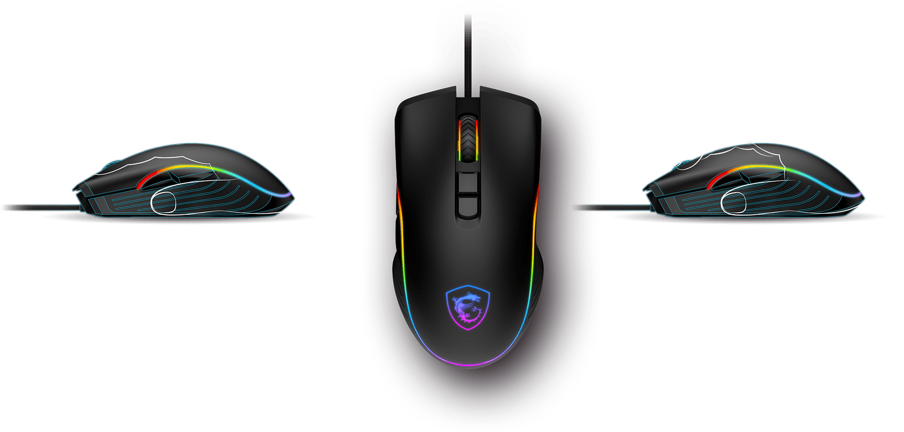 MSI gk300 combo mouse fit your hand