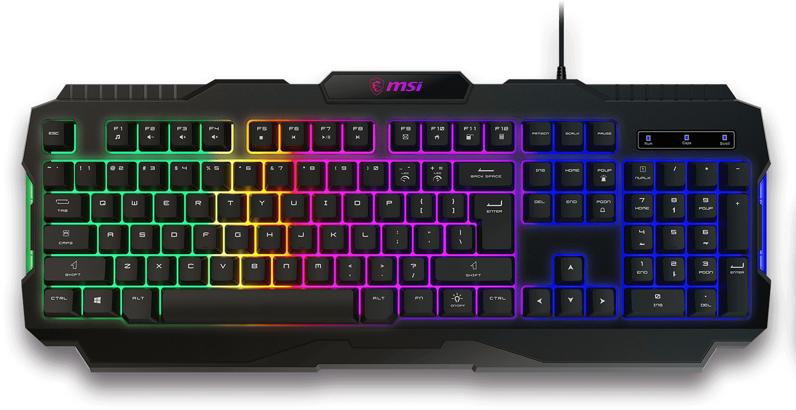 MSI gk100 keyboard RGB
