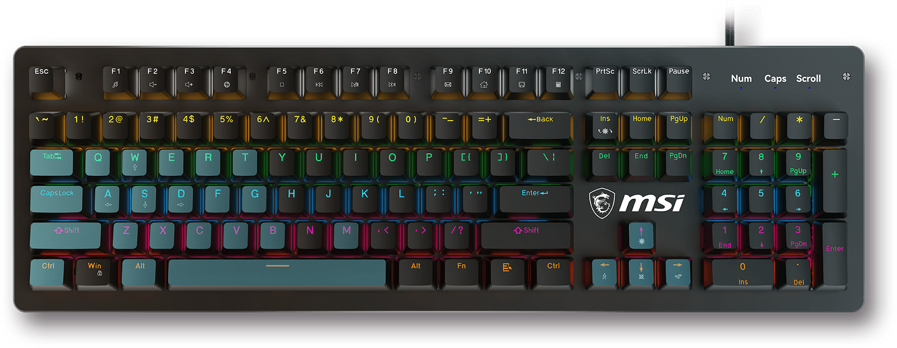 MSI gk300 combo keyboard accurate