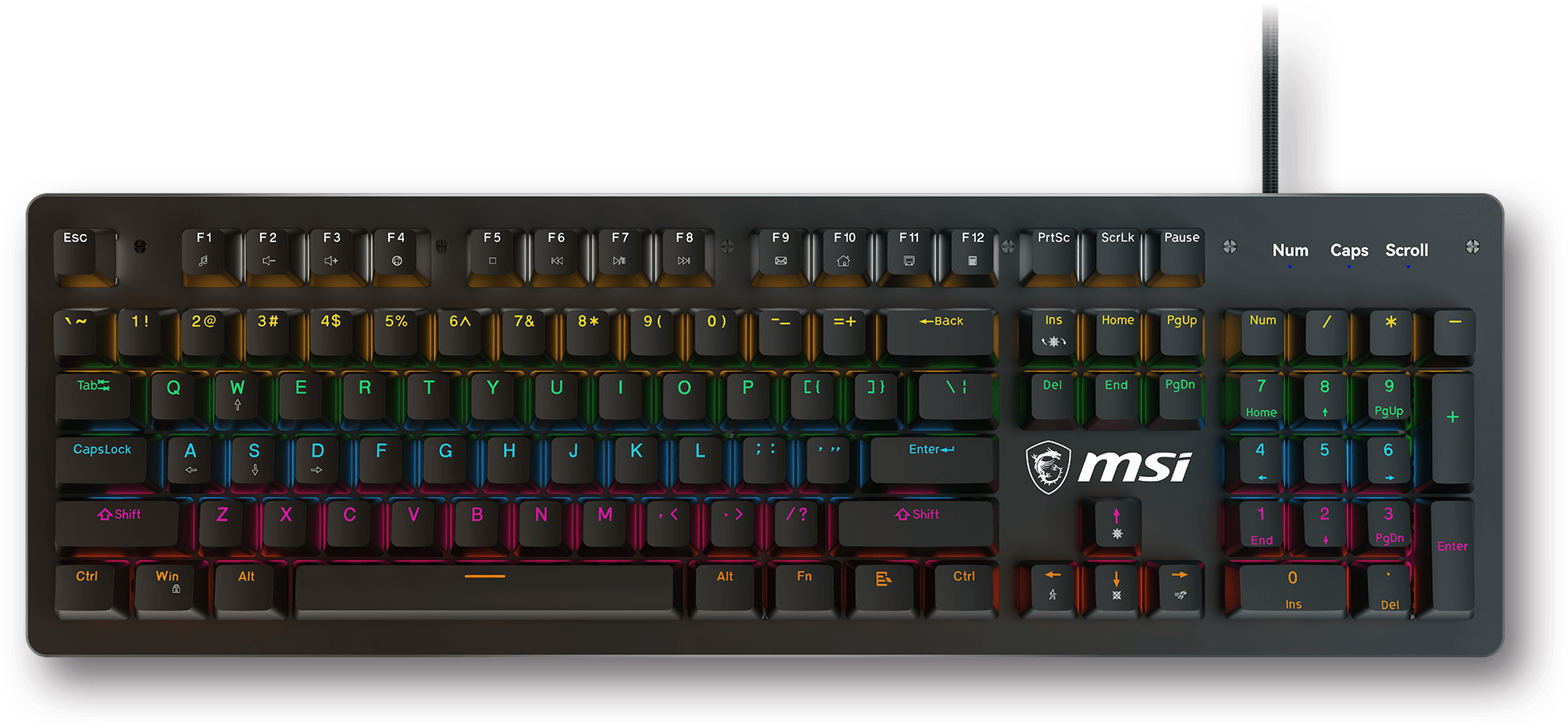 MSI gk300 keyboard RGB