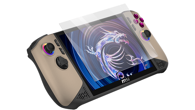 Tempered Glass Screen Protector on claw8