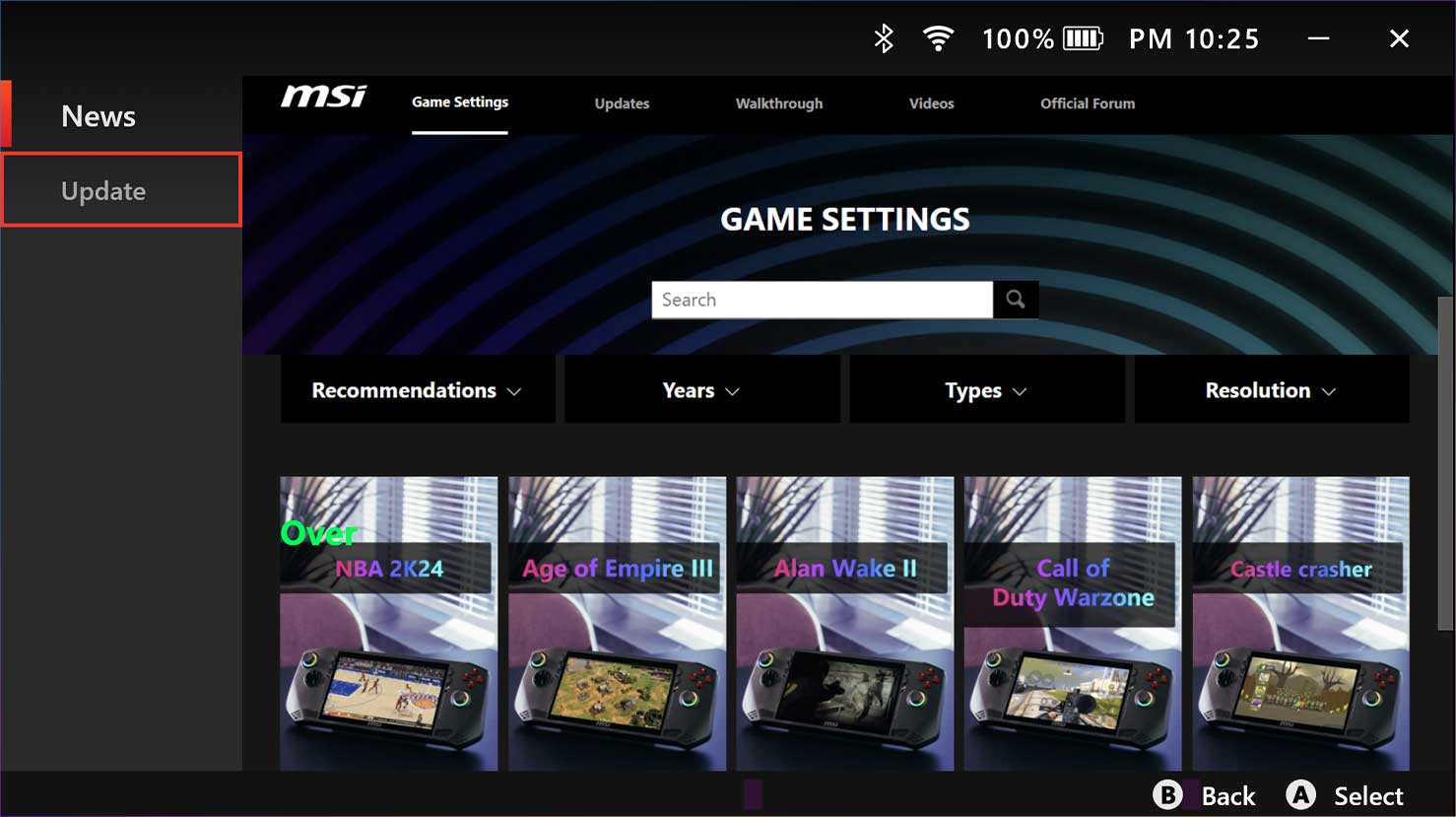 Msi Center M Game Center 