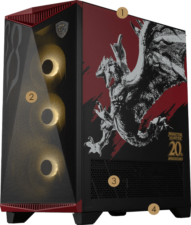 MPG GUNGNIR 300 MONSTER HUNTER EDITION | Gaming Case | AN ETERNITY