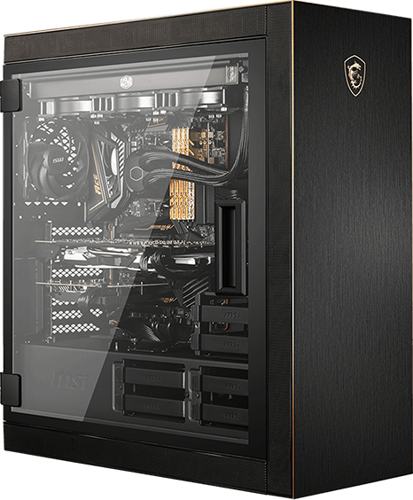 msi desktop case 100