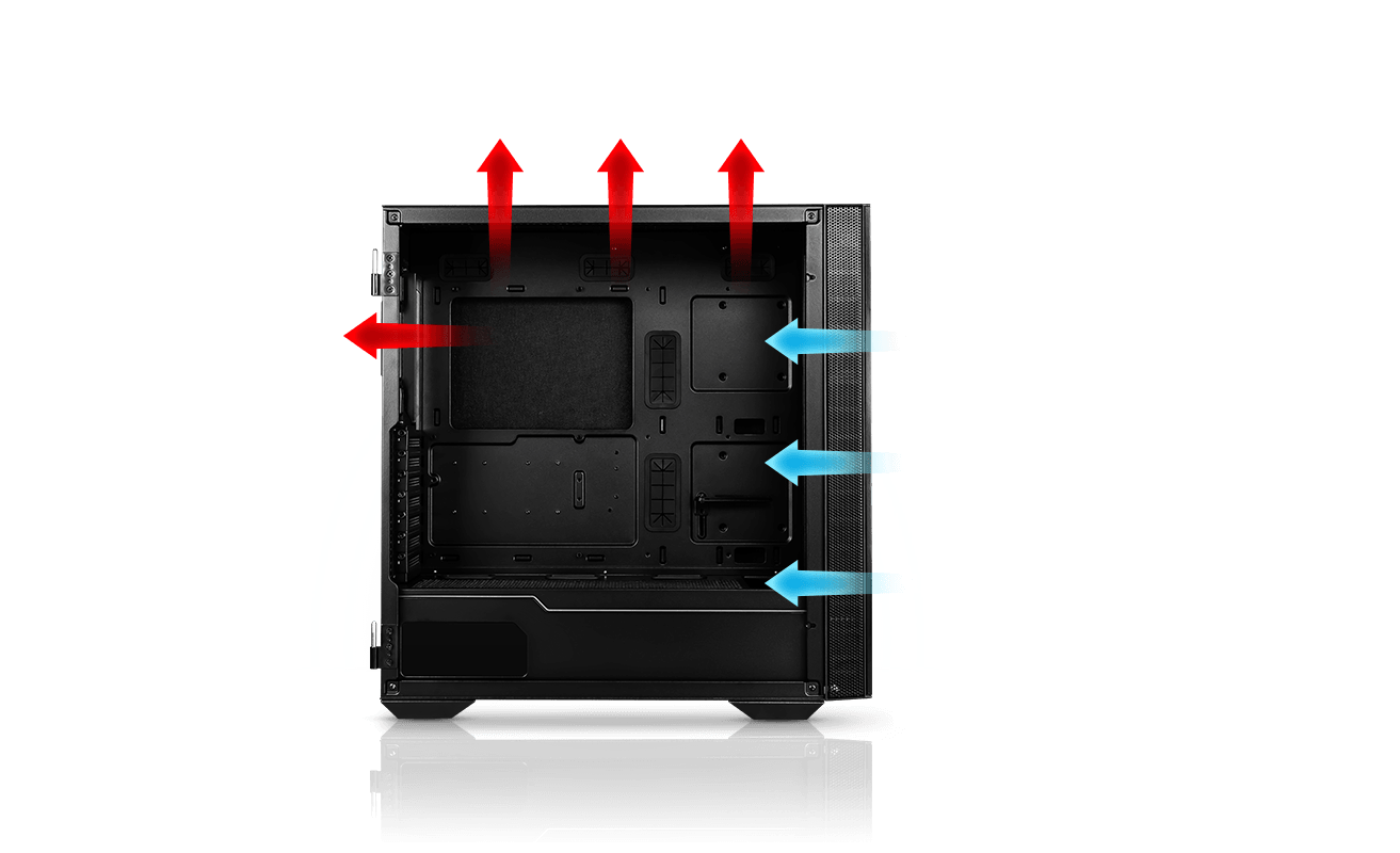 Msi Pc Case Optimized Airflow Design