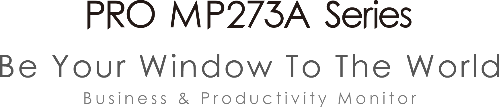 PRO MP273A Title