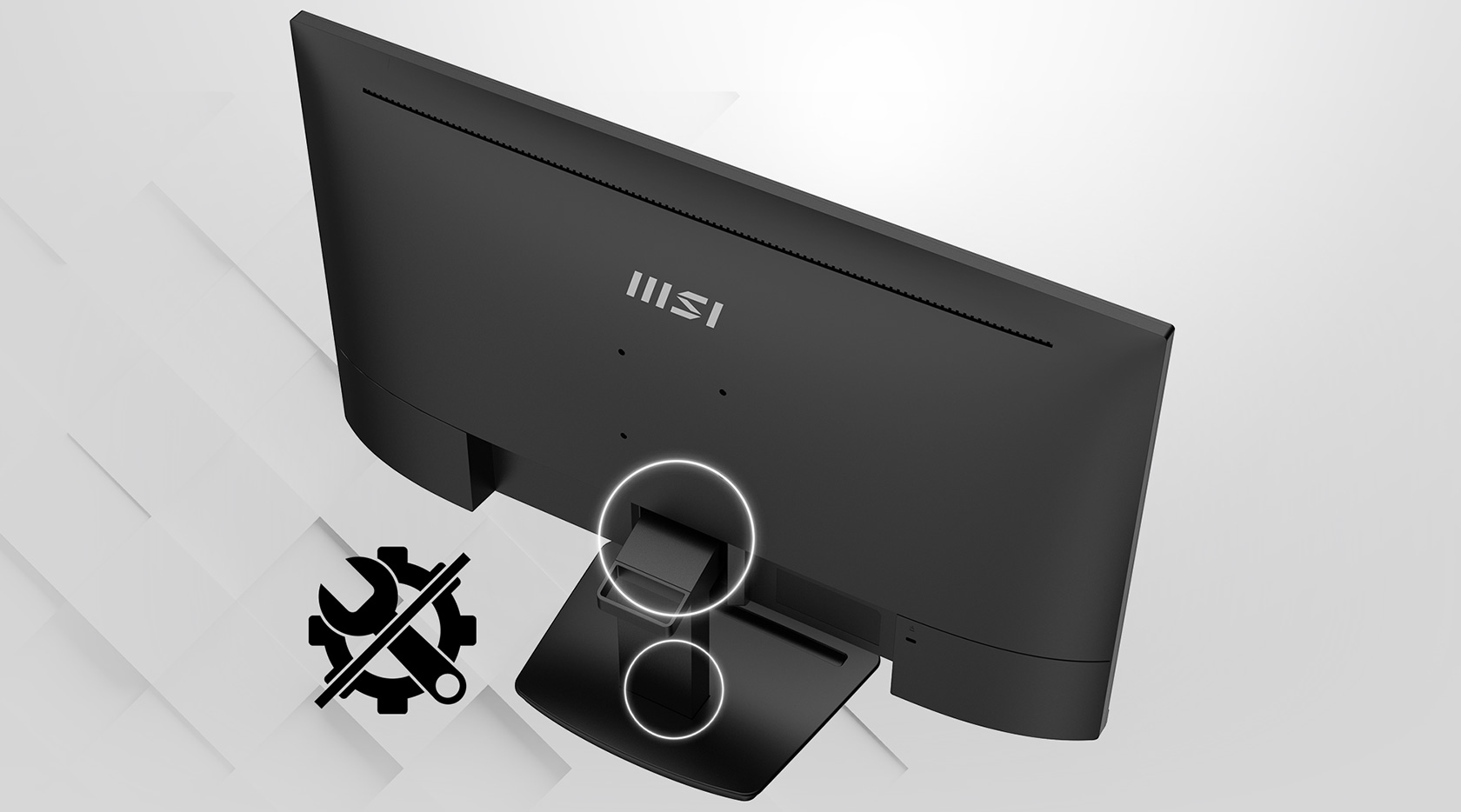 MSI PRO MP273A tool free design