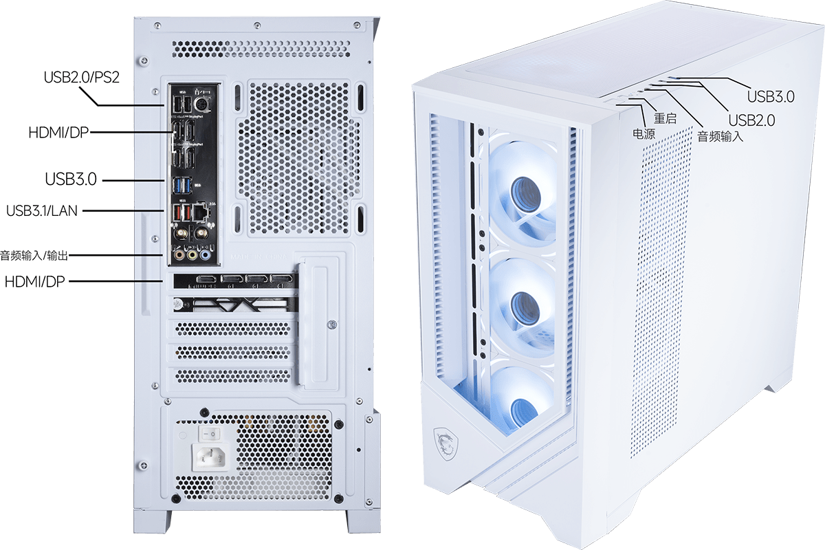 宙斯S 接口展示圖