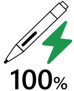 icon battery low