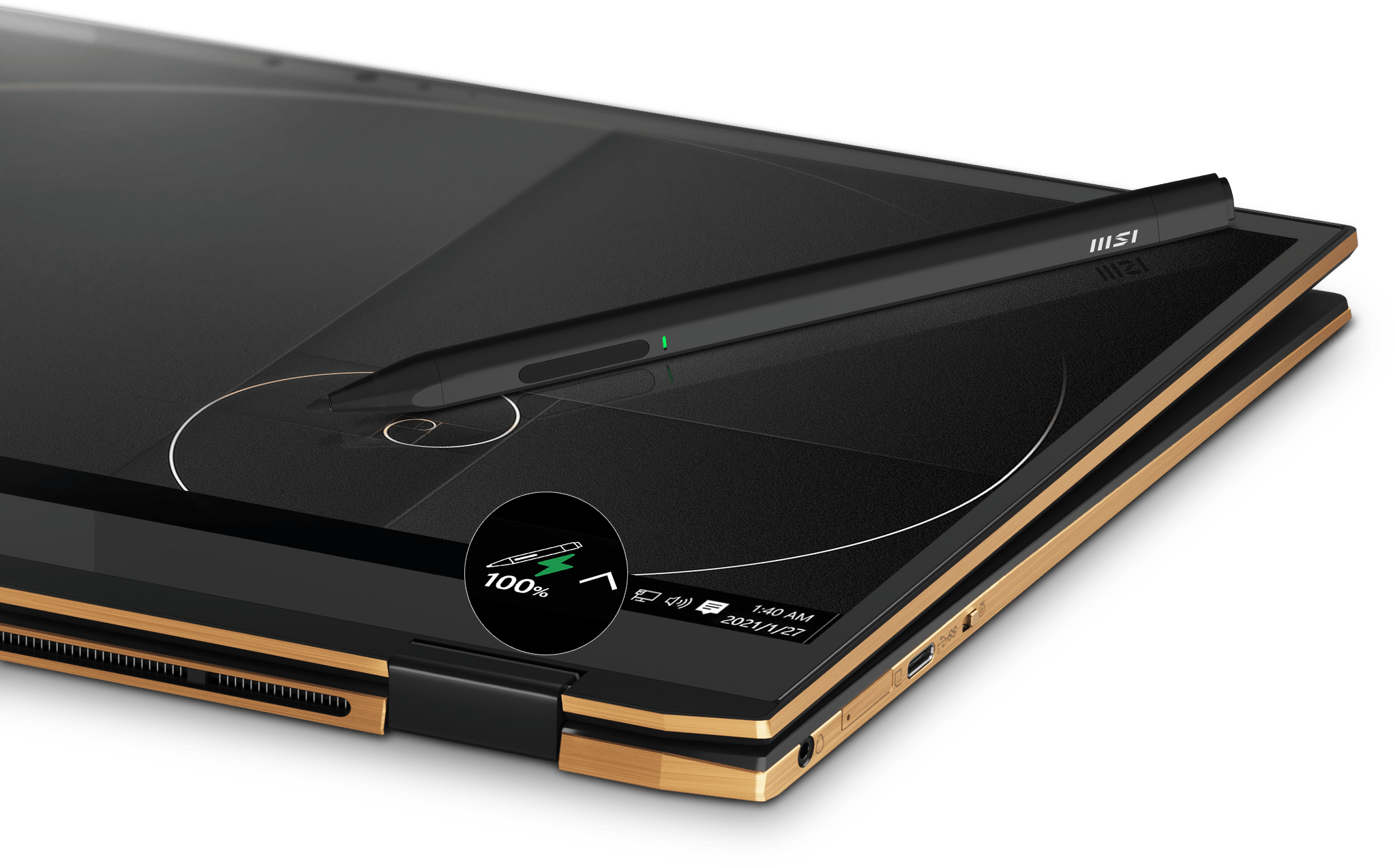 msi pen with flip laptop