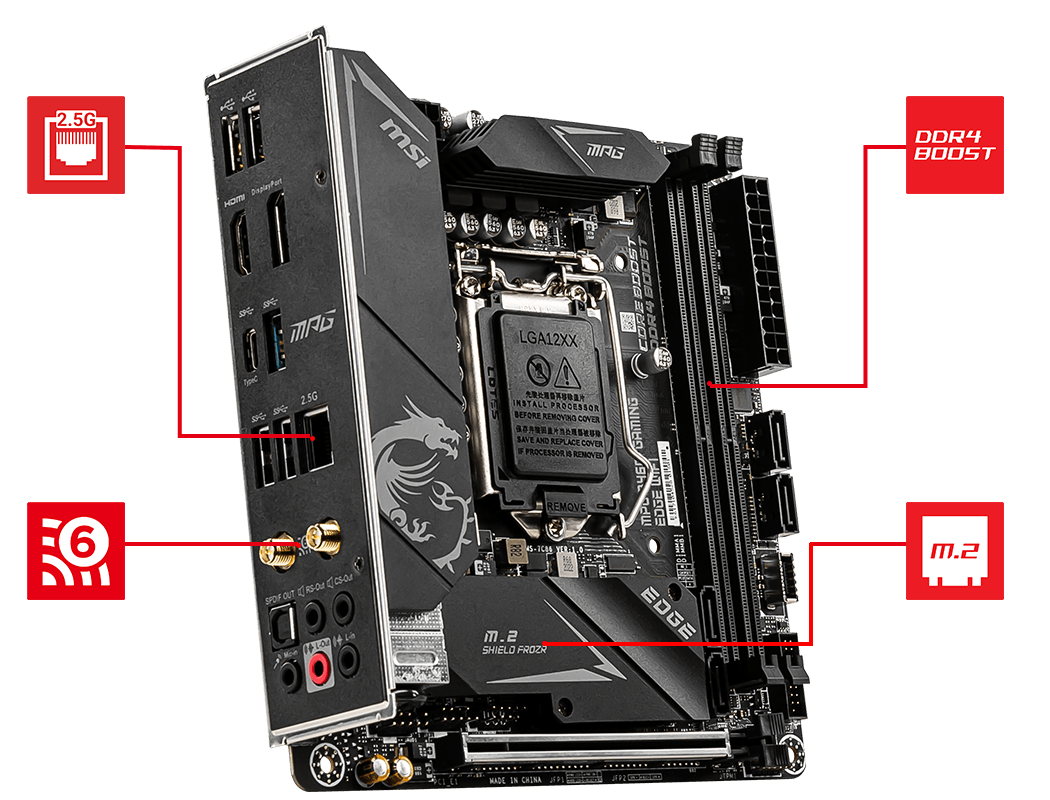 MPG B460I GAMING EDGE WIFI