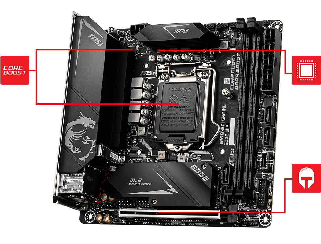 MPG B460I GAMING EDGE WIFI
