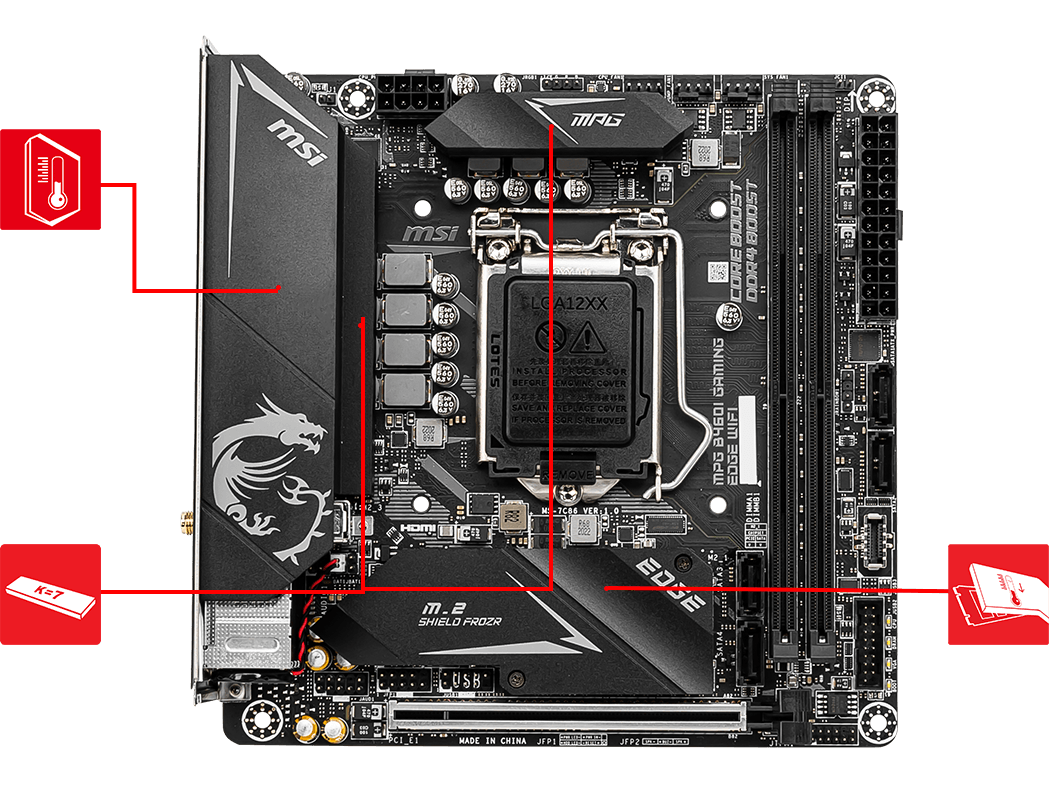 MPG B460I GAMING EDGE WIFI