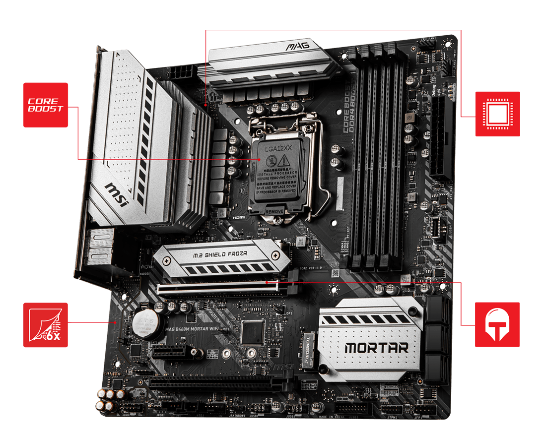 MAG B460M MORTAR WIFI
