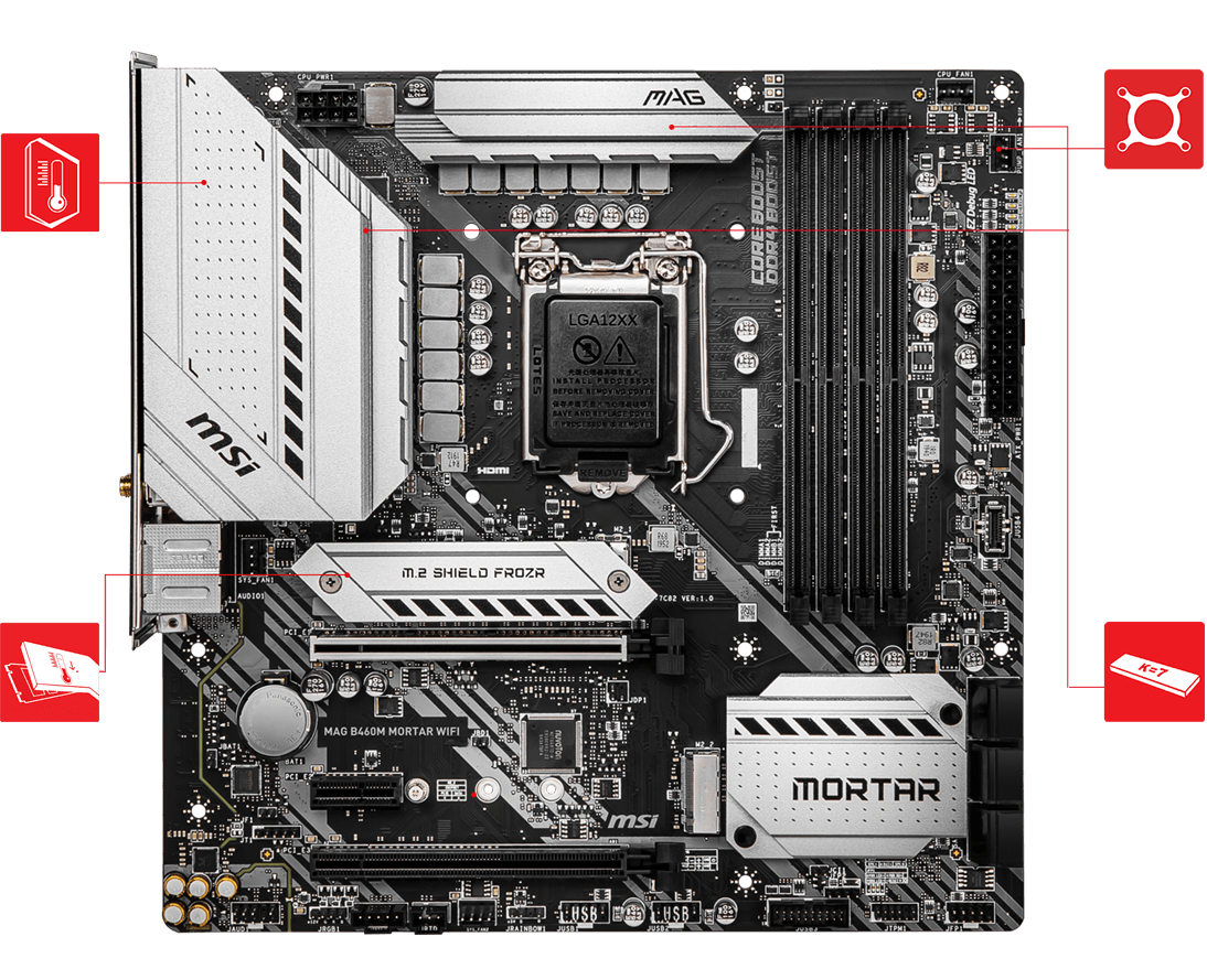 MAG B460M MORTAR WIFI