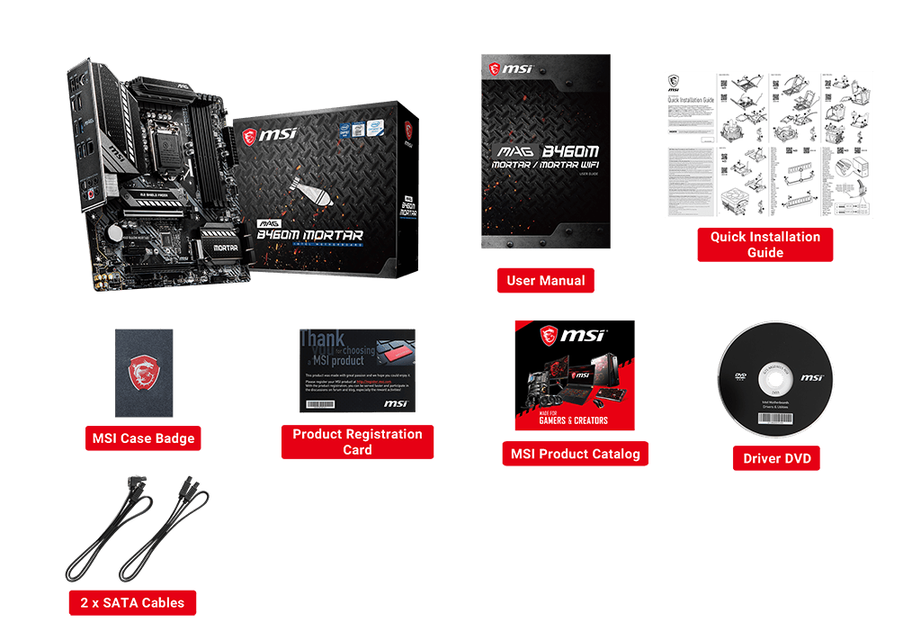 MAG B460M MORTAR content