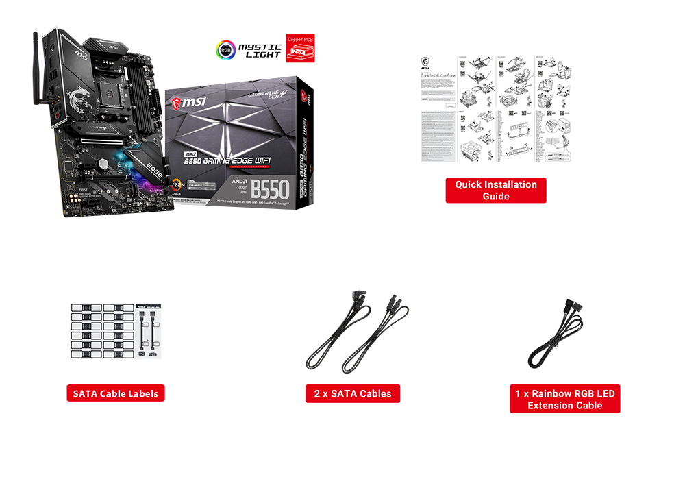 MPG B550 GAMING EDGE WIFI