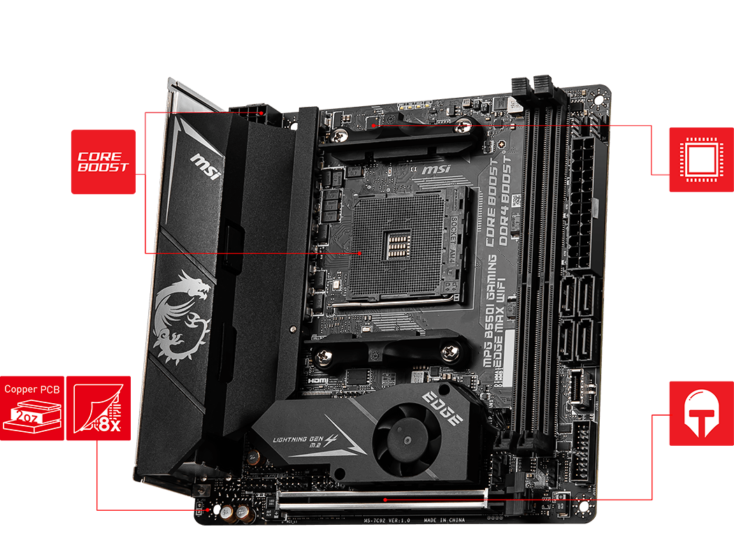 MPG B550I GAMING EDGE MAX WIFI