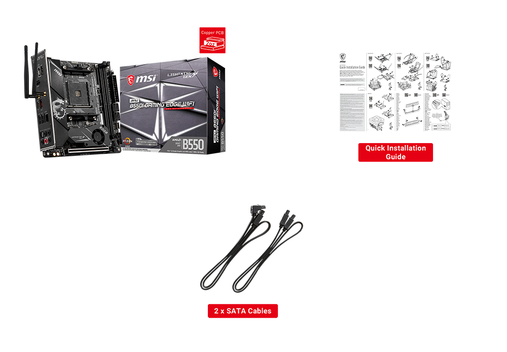 MPG B550I GAMING EDGE WIFI