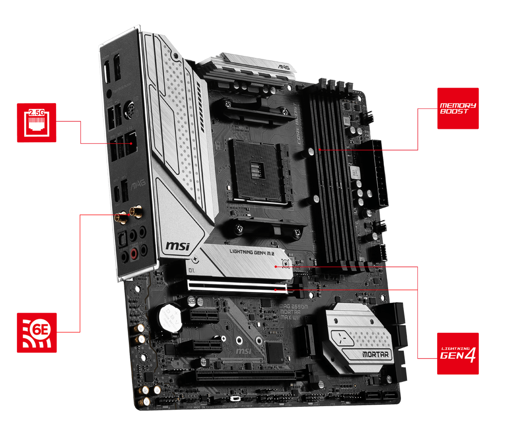 MAG B550M MORTAR MAX WIFI