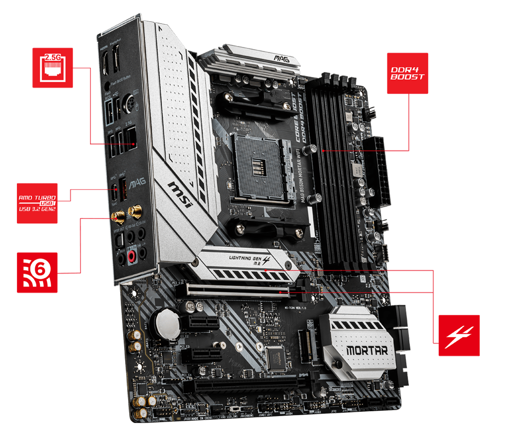 MAG B550M MORTAR WIFI